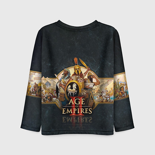 Детский лонгслив Age of Empires Эпоха империй / 3D-принт – фото 2