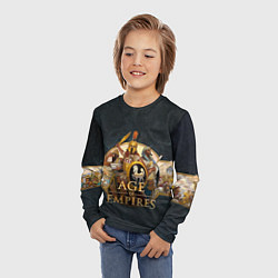 Лонгслив детский Age of Empires Эпоха империй, цвет: 3D-принт — фото 2