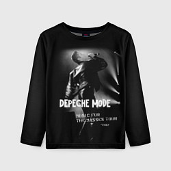 Лонгслив детский Depeche Mode - Music for the Masses tour, цвет: 3D-принт