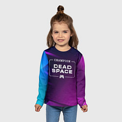 Лонгслив детский Dead Space gaming champion: рамка с лого и джойсти, цвет: 3D-принт — фото 2