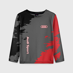 Детский лонгслив Audi sport grunge