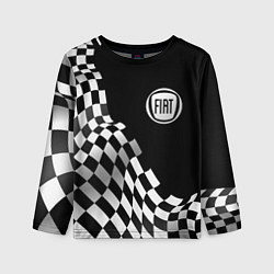 Детский лонгслив Fiat racing flag