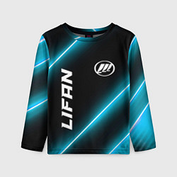 Лонгслив детский Lifan неоновые лампы, цвет: 3D-принт