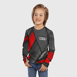 Лонгслив детский Audi sports racing, цвет: 3D-принт — фото 2