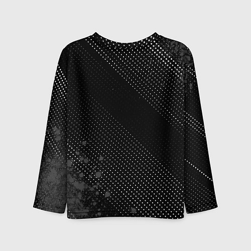 Детский лонгслив Tokyo Revengers glitch на темном фоне: надпись, си / 3D-принт – фото 2