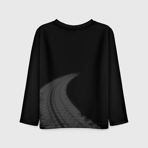 Детский лонгслив Great Wall speed на темном фоне со следами шин: на / 3D-принт – фото 2