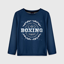 Детский лонгслив Boxing - надпись