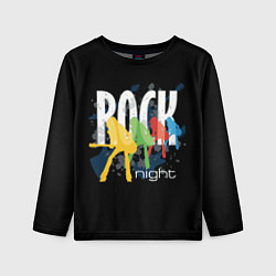 Детский лонгслив Rock Night