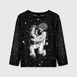 Детский лонгслив Space tennis - astronaut