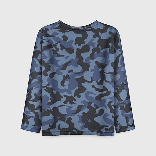 Детский лонгслив Стиль камуфляж / 3D-принт – фото 2