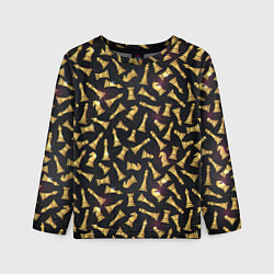 Лонгслив детский Шахматы в космосе, цвет: 3D-принт