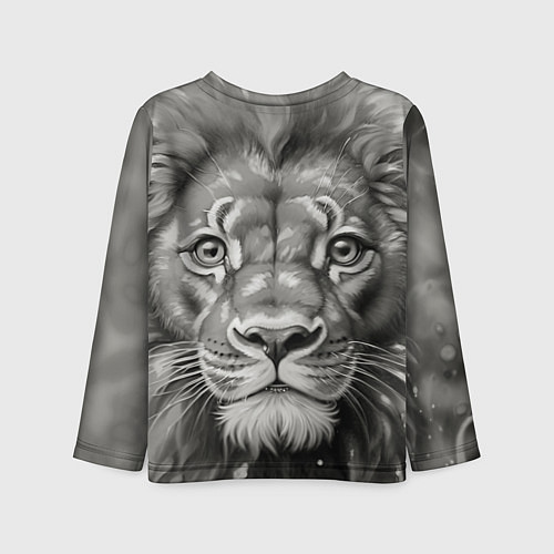 Детский лонгслив Лев вечерний / 3D-принт – фото 2