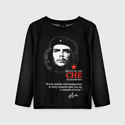 Лонгслив детский Che Guevara автограф, цвет: 3D-принт