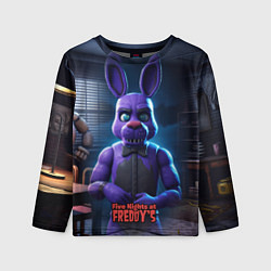 Лонгслив детский Five Nights at Freddys Bonnie, цвет: 3D-принт