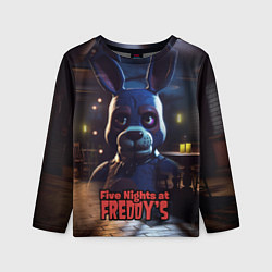Лонгслив детский Five Nights at Freddys Bonnie, цвет: 3D-принт