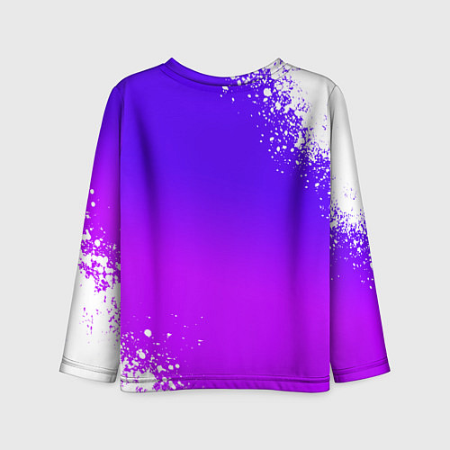 Детский лонгслив Astro neon background / 3D-принт – фото 2
