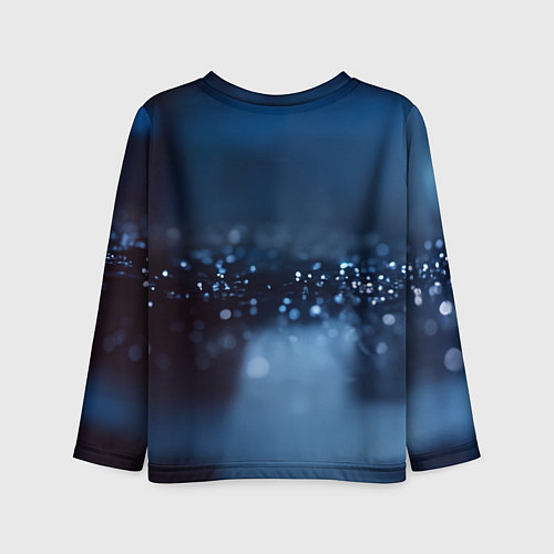 Детский лонгслив Кубики льда с дымком / 3D-принт – фото 2