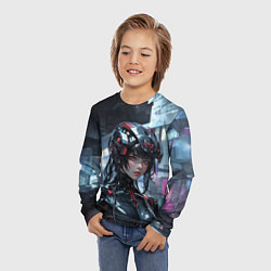 Лонгслив детский Оператор боевых машин, цвет: 3D-принт — фото 2