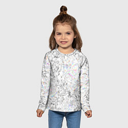 Лонгслив детский Бриллиант в воде, цвет: 3D-принт — фото 2