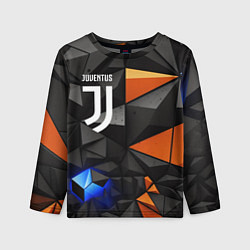 Детский лонгслив Juventus orange black style