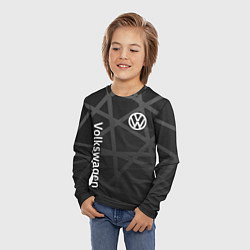 Лонгслив детский Volkswagen - classic black, цвет: 3D-принт — фото 2