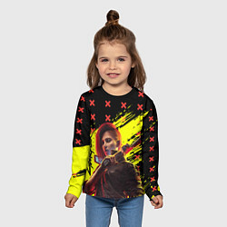 Лонгслив детский Cyberpunk 2077 Phantom Liberty, цвет: 3D-принт — фото 2