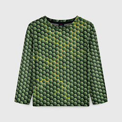 Лонгслив детский Желтая энергия, цвет: 3D-принт