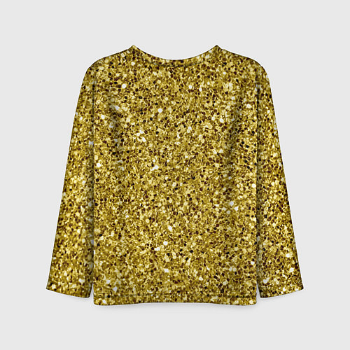 Детский лонгслив Золотая крошка / 3D-принт – фото 2
