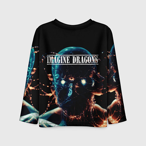 Детский лонгслив Imagine Dragons рок группа / 3D-принт – фото 2