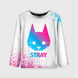 Лонгслив детский Stray neon gradient style, цвет: 3D-принт