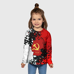 Лонгслив детский Назад в СССР, цвет: 3D-принт — фото 2