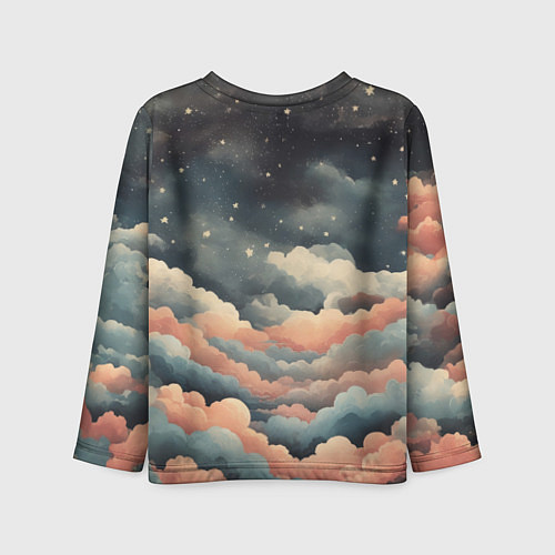 Детский лонгслив Сказочное небо / 3D-принт – фото 2