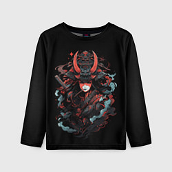 Лонгслив детский Girl of samurai, цвет: 3D-принт