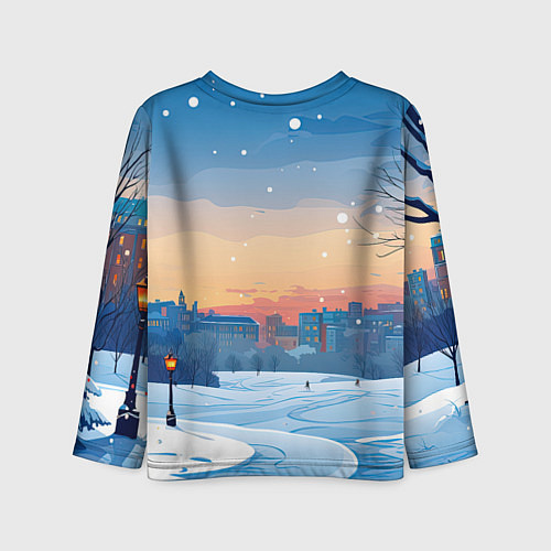 Детский лонгслив Год дракона 2024 / 3D-принт – фото 2