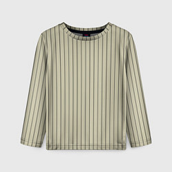 Детский лонгслив Серо-бежевый широкая полоска