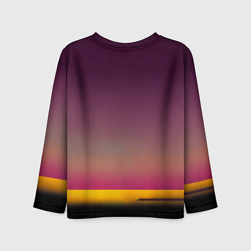 Детский лонгслив Cool kangaroo - ai art / 3D-принт – фото 2