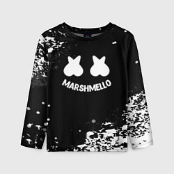 Лонгслив детский Marshmello splash, цвет: 3D-принт