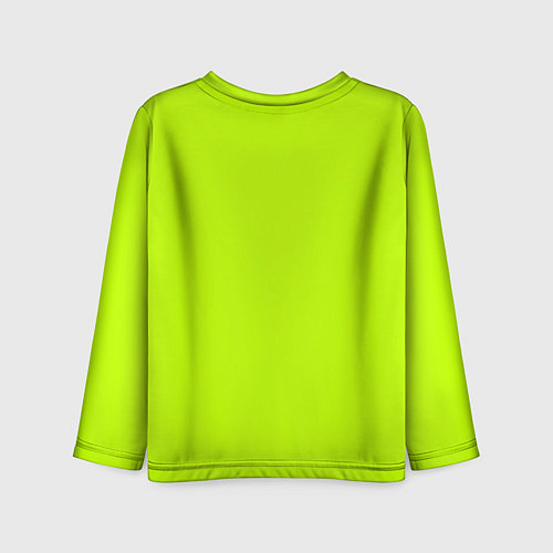 Детский лонгслив Летняя лама - альпака в венке / 3D-принт – фото 2