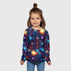 Лонгслив детский Бесконечность звезд, цвет: 3D-принт — фото 2