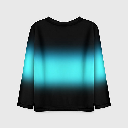 Детский лонгслив Sponge Bob - rock guitarist - ai art / 3D-принт – фото 2