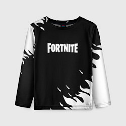 Детский лонгслив Fortnite fire flame