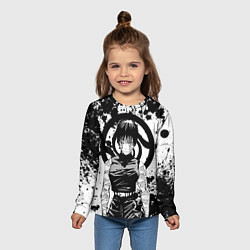 Лонгслив детский Маки из клана Зенин - manga, цвет: 3D-принт — фото 2