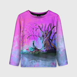 Детский лонгслив Волшебное дерево