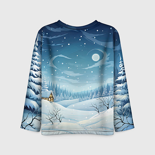 Детский лонгслив Сана на драконе / 3D-принт – фото 2