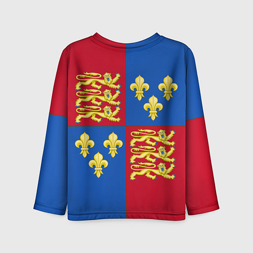 Детский лонгслив Рыцарское сюрко Ричарда Львиное Сердце / 3D-принт – фото 2
