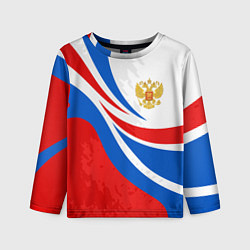 Детский лонгслив Россия - спортивная униформа