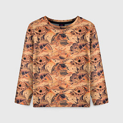 Лонгслив детский Морские раковины, цвет: 3D-принт