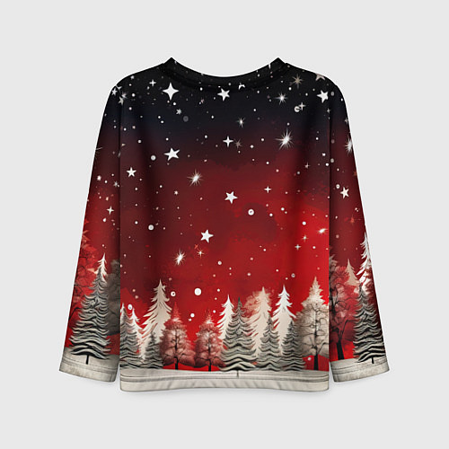 Детский лонгслив Символ нового 2024 года маленький дракоша / 3D-принт – фото 2