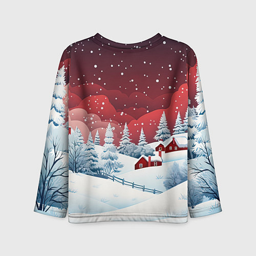 Детский лонгслив Символ нового 2024 года маленький дракошка / 3D-принт – фото 2