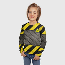 Лонгслив детский Сталь и биологическая опасность, цвет: 3D-принт — фото 2